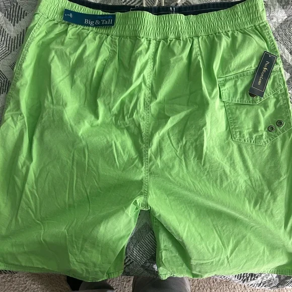 Ralph Lauren Men's Bright Green Swim Shorts - Picture 5 of 9